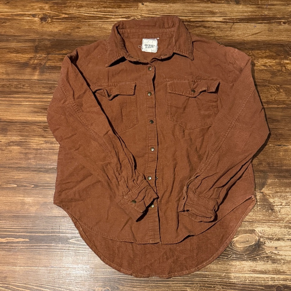 Modish RebelRust Corduroy Shirt